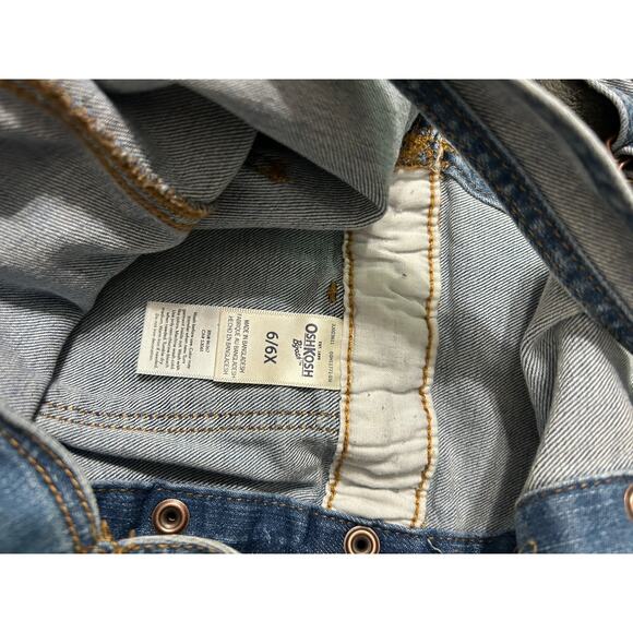 Oshkosh girls denim jumper, Size 6/6x - Picture 4 of 5